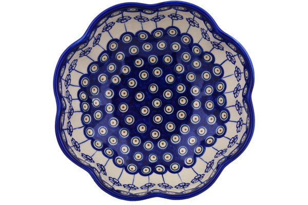 Scalloped Fluted Bowl 10"