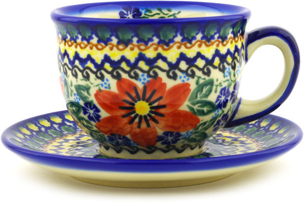 Cup with Saucer 8 oz