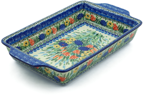 Rectangular Baker with Handles 15"