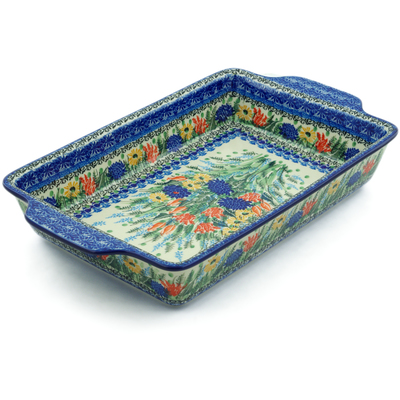 Rectangular Baker with Handles 15"