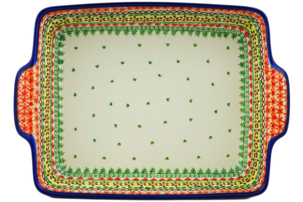 Rectangular Baker with Handles 15"