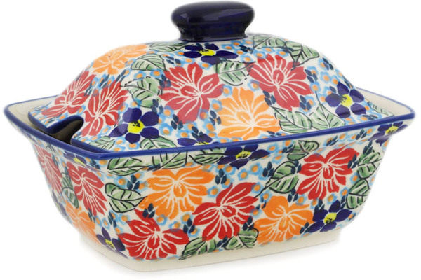 Jar with Lid with Opening 7"