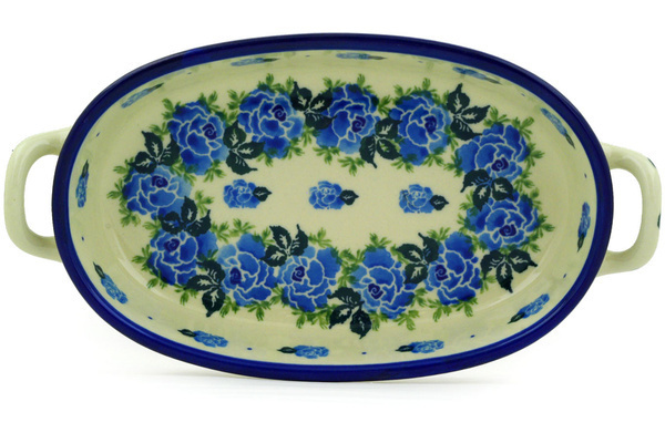 Oval Baker with Handles 9"