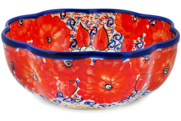 Scalloped Fluted Bowl 10"