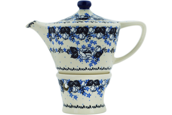 Tea or Coffee Pot with Heater 14 oz