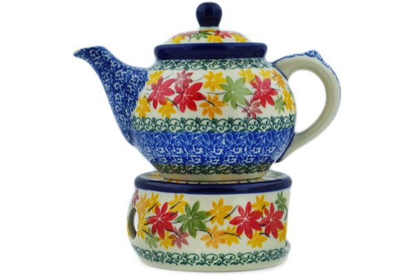 Tea or Coffee Pot with Heater 15 oz