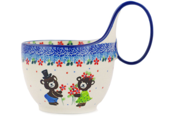 Bowl with Loop-Handle 6"