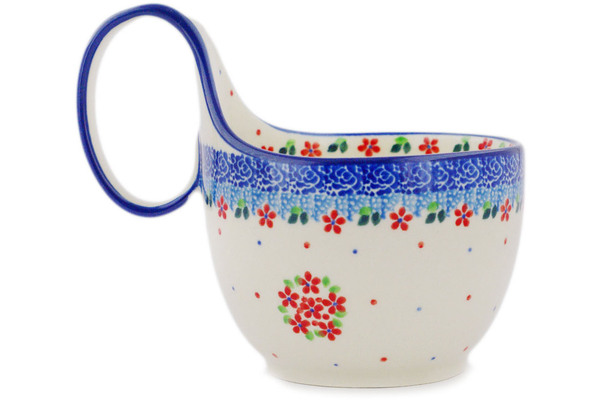 Bowl with Loop-Handle 6"