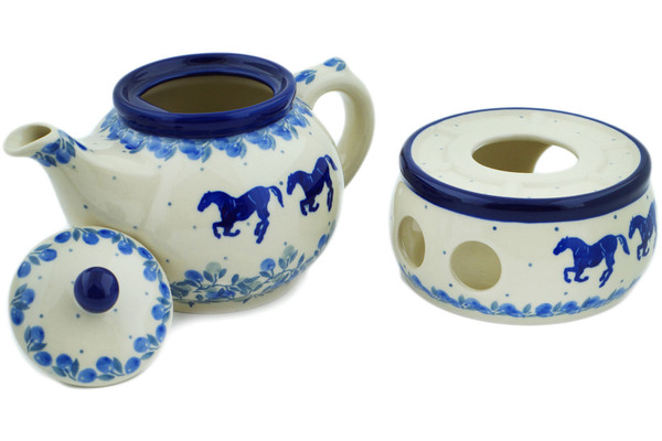 Tea or Coffee Pot with Heater 15 oz