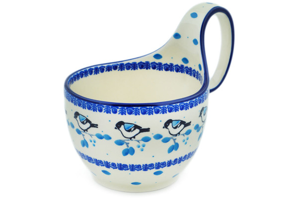 Bowl with Loop-Handle 6"