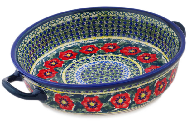 Round Baker with Handles 13"