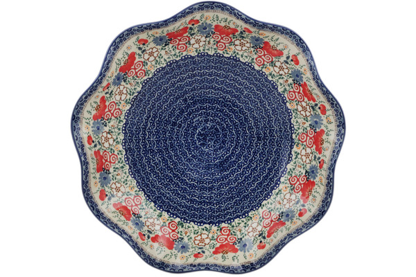 Scalloped Fluted Bowl 15"