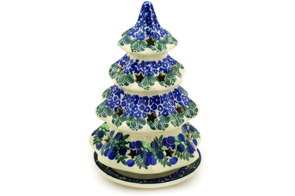 Christmas Tree Candle Holder 8"