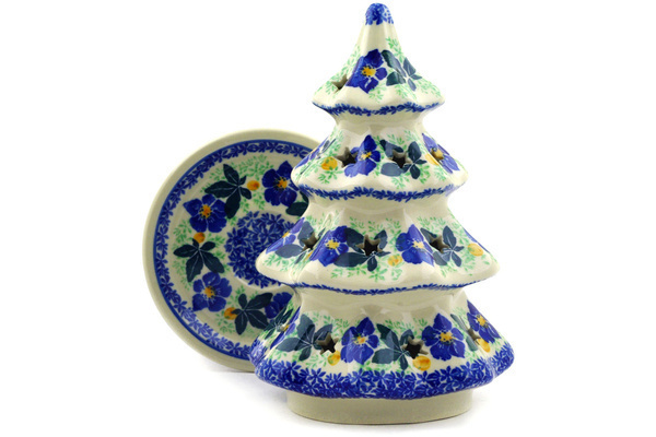 Christmas Tree Candle Holder 8"