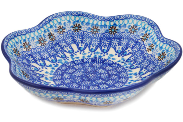 Scalloped Fluted Bowl 8"