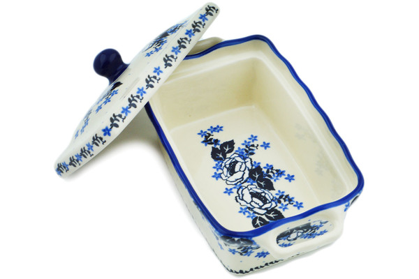 Jar with Lid and Handles 8"