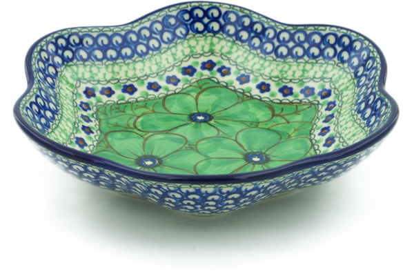 Scalloped Fluted Bowl 8"