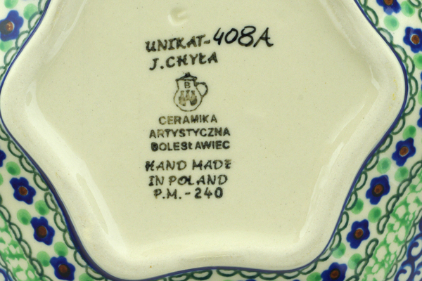 Scalloped Fluted Bowl 8"