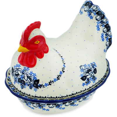 Hen Shaped Jar 9"