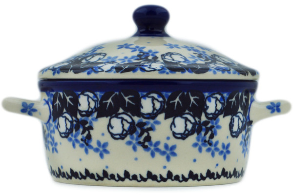 Jar with Lid and Handles 5"