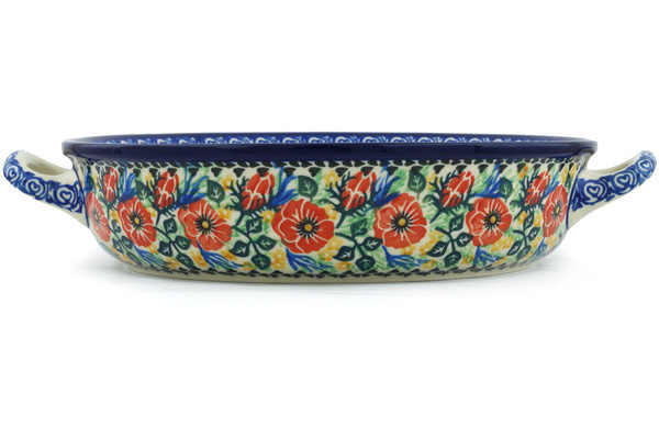 Round Baker with Handles 10-inch