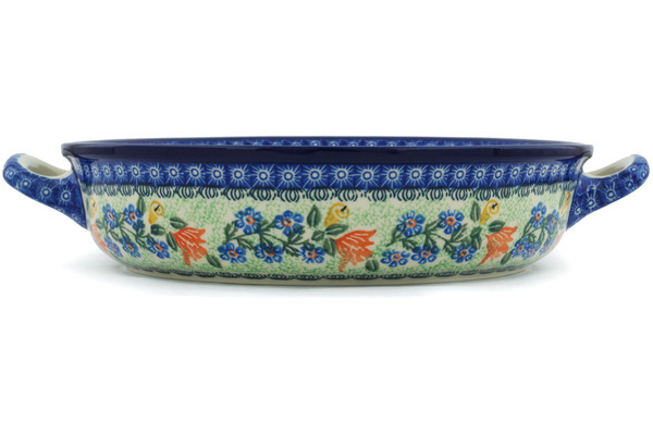 Round Baker with Handles 10-inch