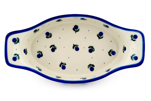 Oval Baker with Handles 9"