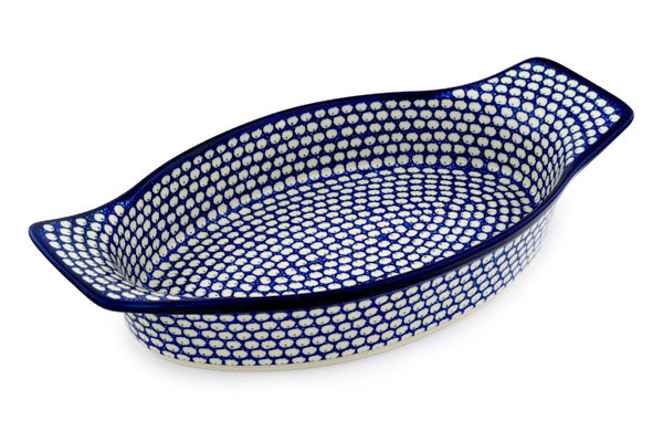 Oval Baker with Handles 18"