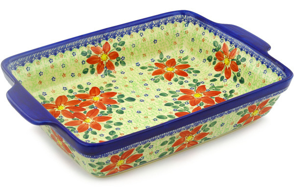 Rectangular Baker with Handles 15"