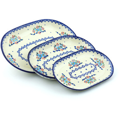 Set of 3 Platters 13"