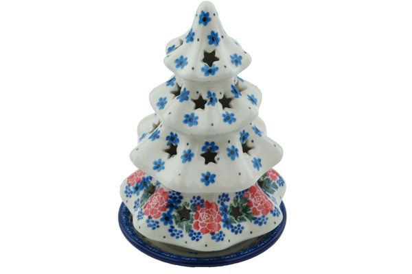 Christmas Tree Candle Holder 7"