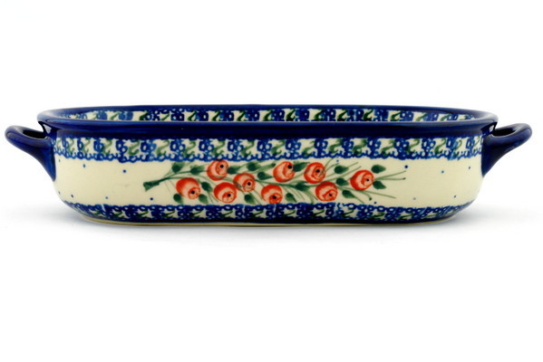 Oval Baker with Handles 9"