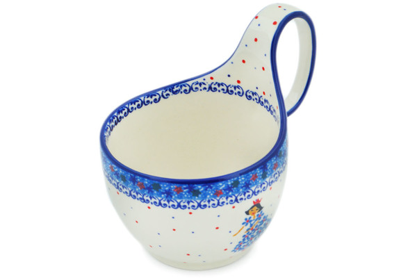 Bowl with Loop-Handle 6"