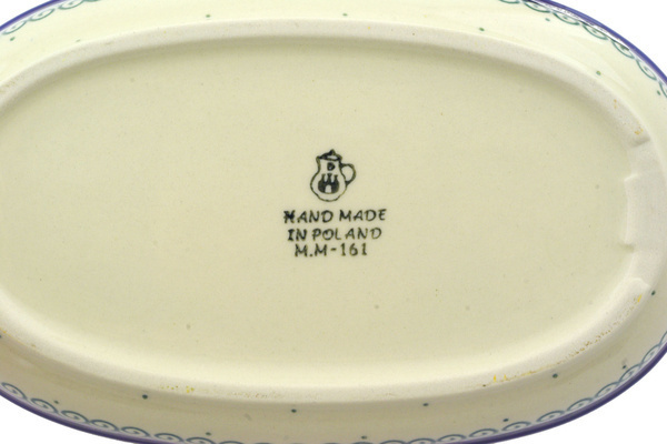 Oval Baker with Handles 9"