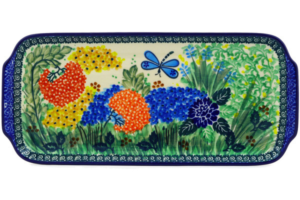 Platter with Handles 13"