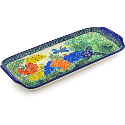 Platter with Handles 13"