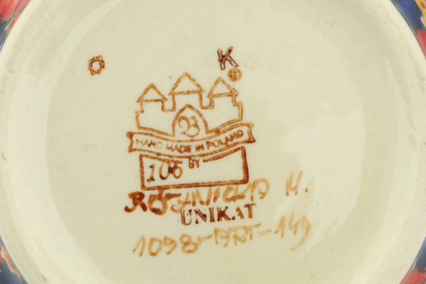 Jar with Lid and Handles 6"