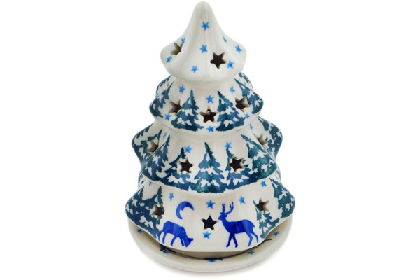 Christmas Tree Candle Holder 6"