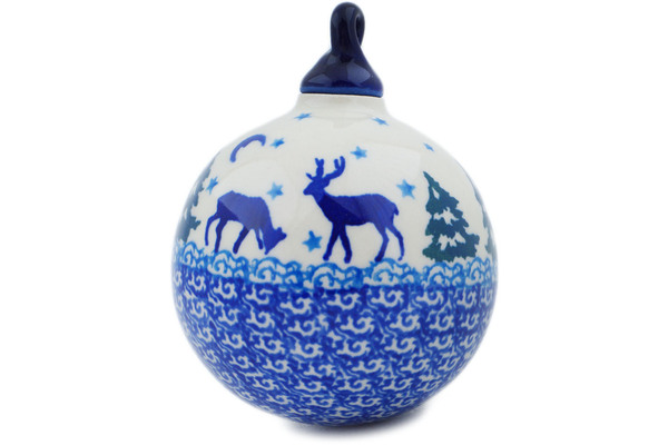 Christmas Ball Ornament 4"