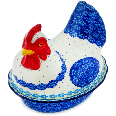 Hen Shaped Jar 9"