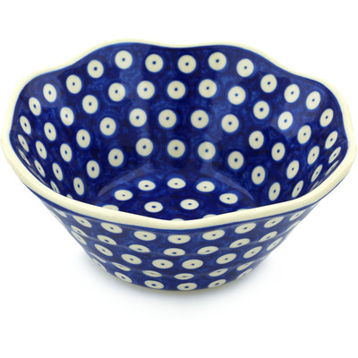 Scalloped Fluted Bowl 7"
