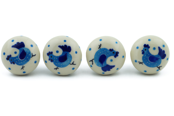 Set of 4 Drawer Pull Knobs 1-1/2 inch