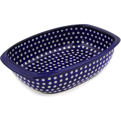 Oval Baker with Handles 14"