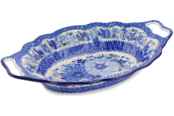 Platter with Handles 13"