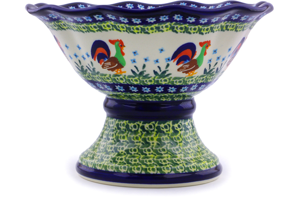 Bowl with Pedestal 8"
