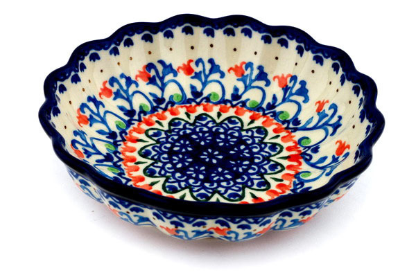 Scalloped Fluted Bowl 6"