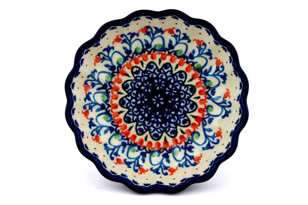 Scalloped Fluted Bowl 6"