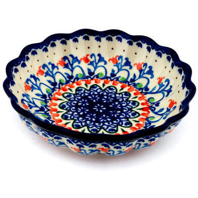 Scalloped Fluted Bowl 6"