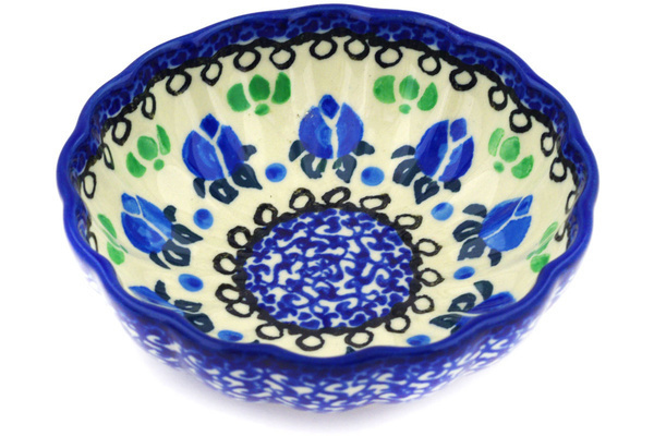 Scalloped Fluted Bowl 5"