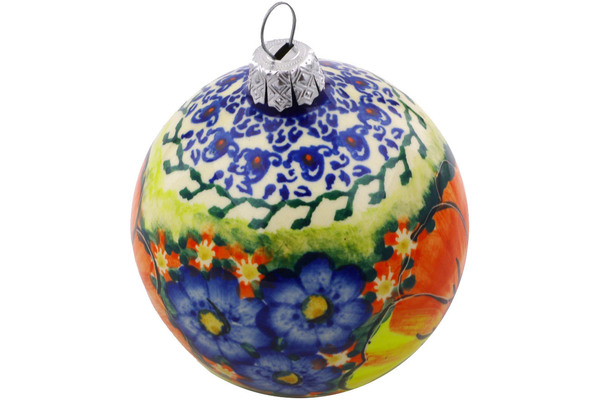 Christmas Ball Ornament 4"